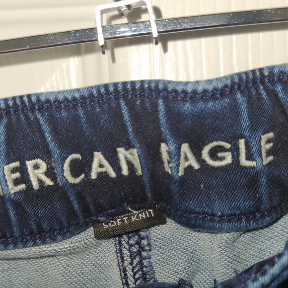 American Eagle Outfitters Soft Knit Denim Joggers - Picture 5 of 7